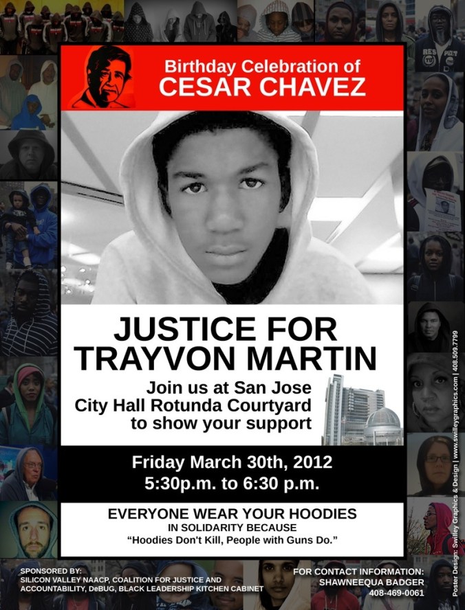 Justice for Trayvon Martin (San Jose Rally, 3.20.12//5:30pm//City Hall)