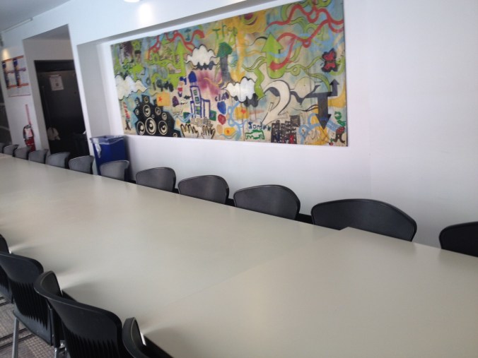 Art and murals are everywhere in the space, some made by local community members.