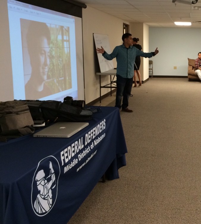 Adrian sharing points around shot selection and broll.