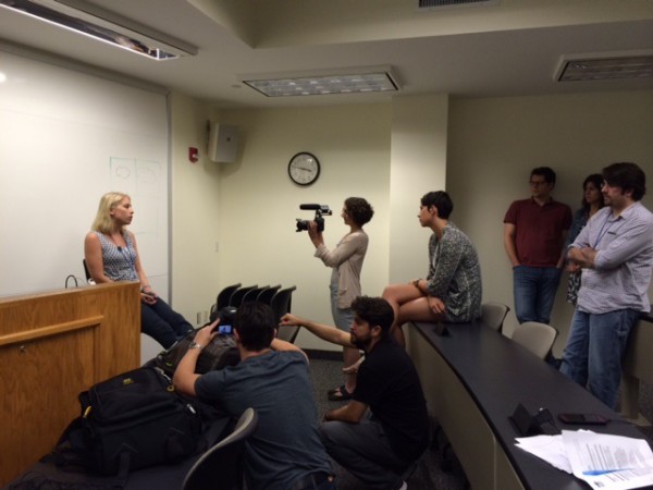 Some of the Gideon Promise attorney's doing a mock video based on a case they may start with when they get home.