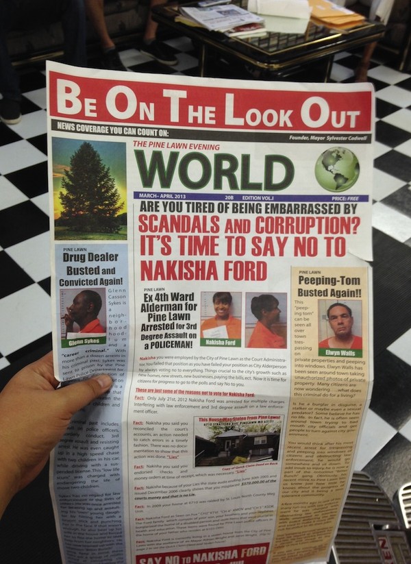 This is one of the most astonishing displays of political gamesmanship we've seen by an elected official. In order to attack community organizers who are calling for accountability, and to send a message, the Mayor arrests community leaders on false charges, then puts out a pretend "newspaper" with their mugshots.